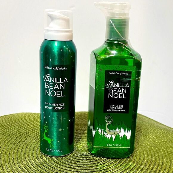 Bath & Body Works Vanilla Bean Noel set of 2 NWT - Picture 1 of 2